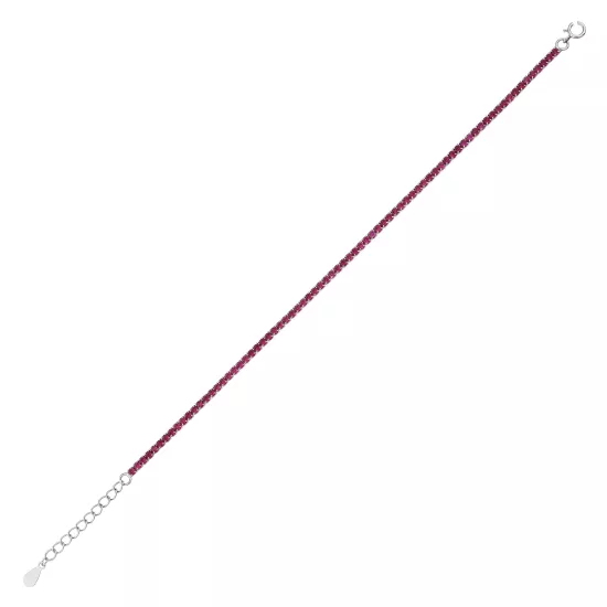 Silverpoint,renkli gümüş su yolu bileklik (2MM)